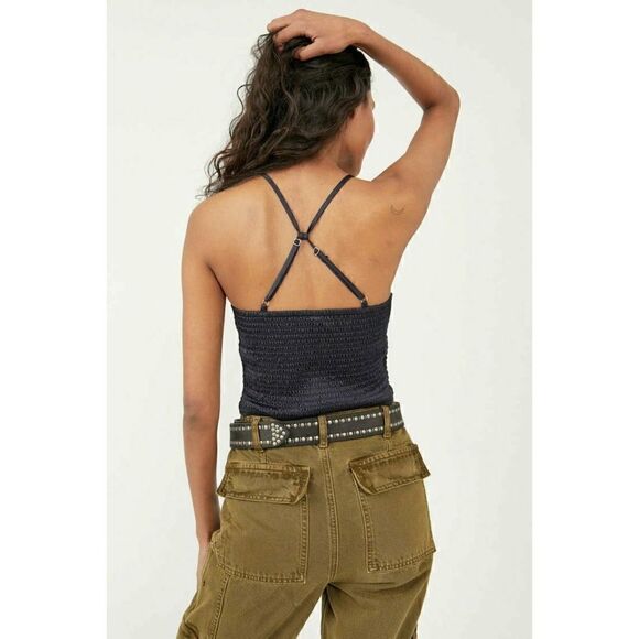 NWT Free People Right on Time Camisole in Black, Size Small - Picture 5 of 16